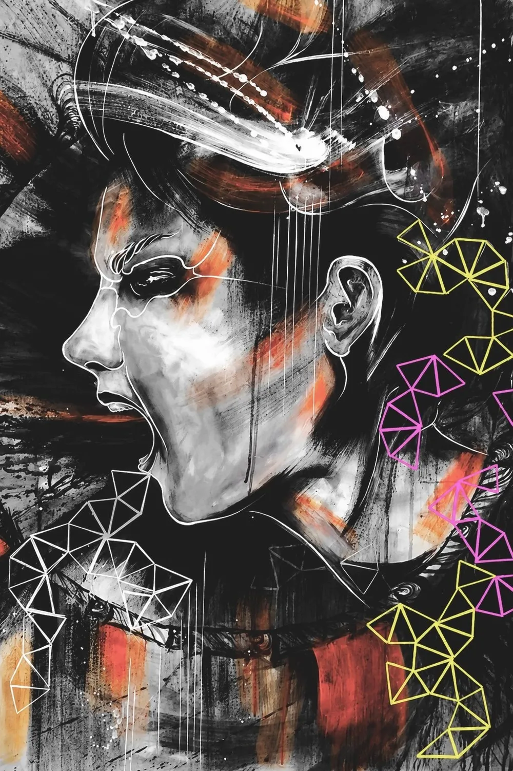 Laohu, acrylic on canvas, 2016