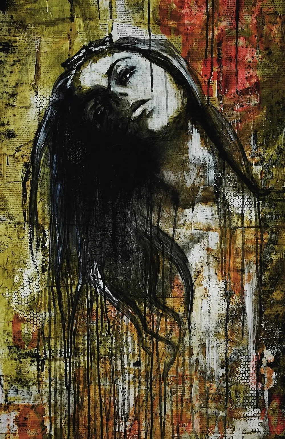 Neurotic, acrylic on board, 2013