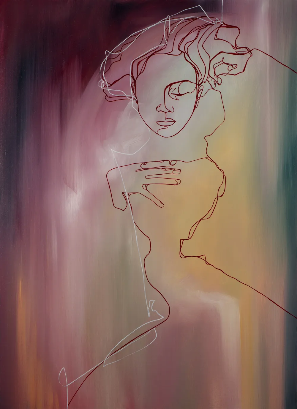 Tam, oil on canvas, 2025